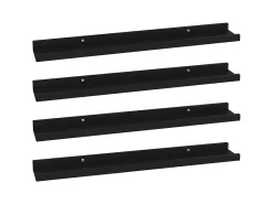 Prateleiras de parede 4 pcs 60x9x3 cm PT110380^ Prateleira