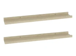 Online Prateleiras de parede 2 pcs 60x9x3 cm carvalho sonoma PT580231 Castanho