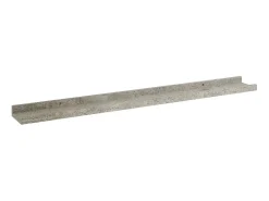 Prateleira| Prateleiras de parede 4 pcs 80x9x3 cm cimento PT864863 Cinzento