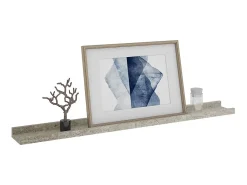 Prateleira| Prateleiras de parede 4 pcs 80x9x3 cm cimento PT864863 Cinzento