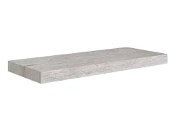 Outlet Prateleiras de parede 4 pcs 60x23,5x3,8cm MDF -cimento PT790233 Cinzento