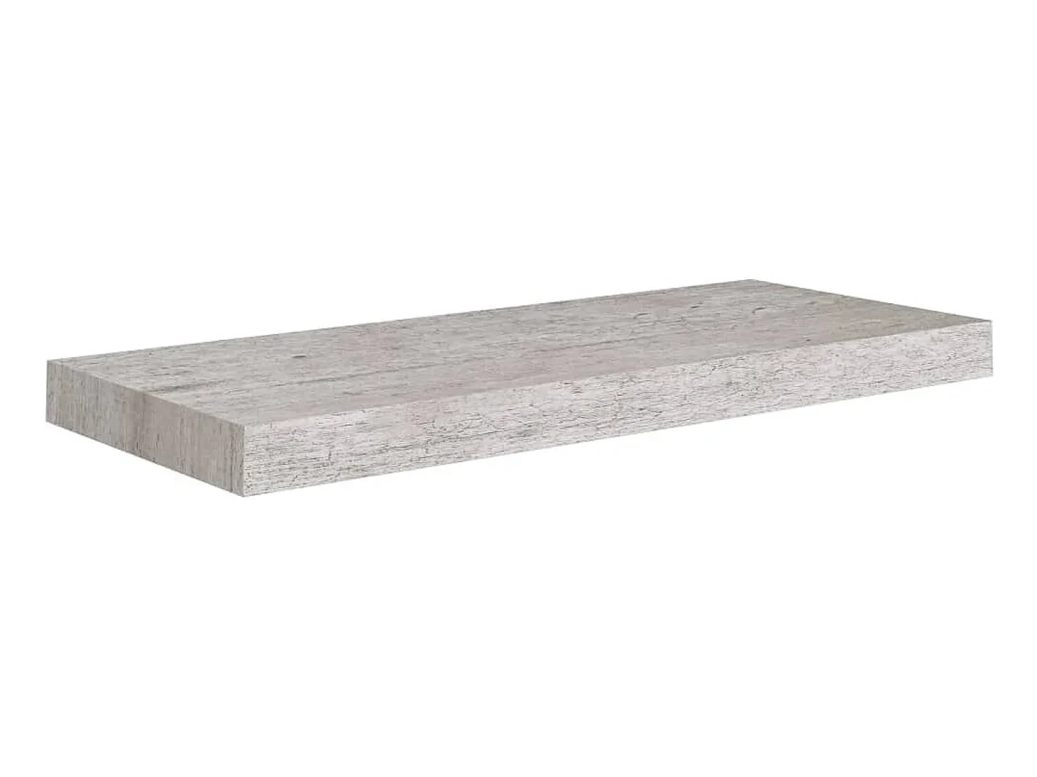 Outlet Prateleiras de parede 4 pcs 60x23,5x3,8cm MDF -cimento PT790233 Cinzento