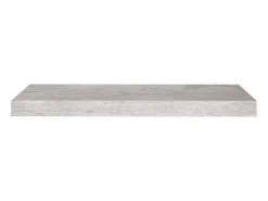 Outlet Prateleiras de parede 4 pcs 60x23,5x3,8cm MDF -cimento PT790233 Cinzento