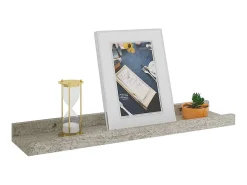 Prateleira* Prateleiras de parede 2 pcs 40x9x3 cm cimento PT501026 Cinzento