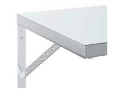 Prateleira*vidaxl Prateleiras de parede 2 pcs 100x40 cm aço inoxidável Prateado