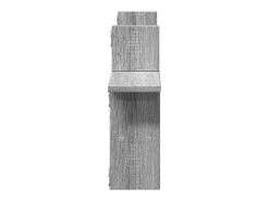 Prateleira|vidaxl Prateleiras de parede 2 pcs derivados madeira sonoma Cinzento
