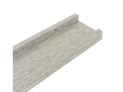 vidaxl Prateleiras de parede 2 pcs 100x9x3 cm cimento^ Prateleira