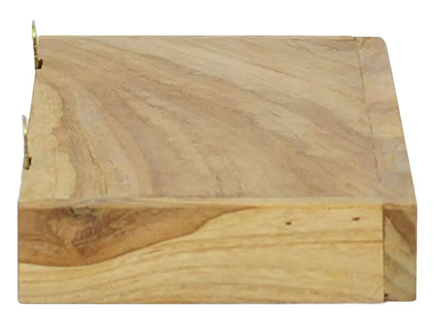 Prateleira*vidaxl Prateleiras de parede 2 pcs 40x15x4 cm madeira de teca maciça Castanho