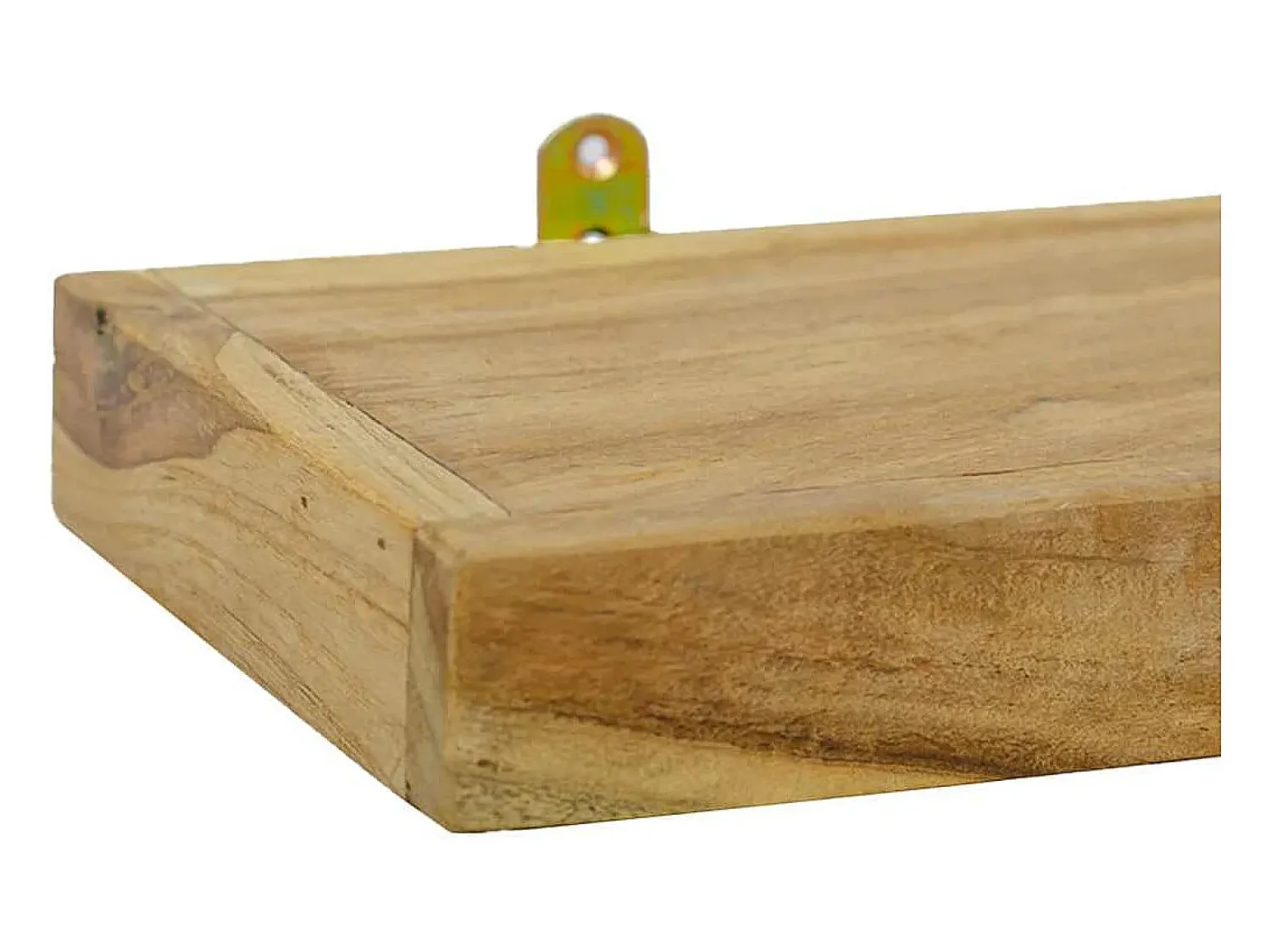 Prateleira*vidaxl Prateleiras de parede 2 pcs 40x15x4 cm madeira de teca maciça Castanho