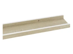 vidaxl Prateleiras de parede 2 pcs 115x9x3 cm e carvalho sonoma^ Prateleira