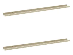vidaxl Prateleiras de parede 2 pcs 115x9x3 cm e carvalho sonoma^ Prateleira