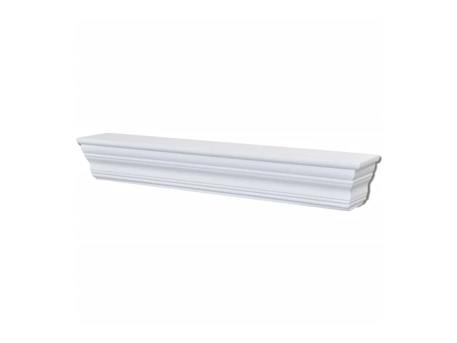 Prateleira* Prateleiras de parede Aaliyah 2 pcs PT334407 Branco