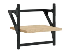 Online Prateleiras de parede c/ barras 2pcs 30x25x30cm carvalho sonoma PT555633 Castanho