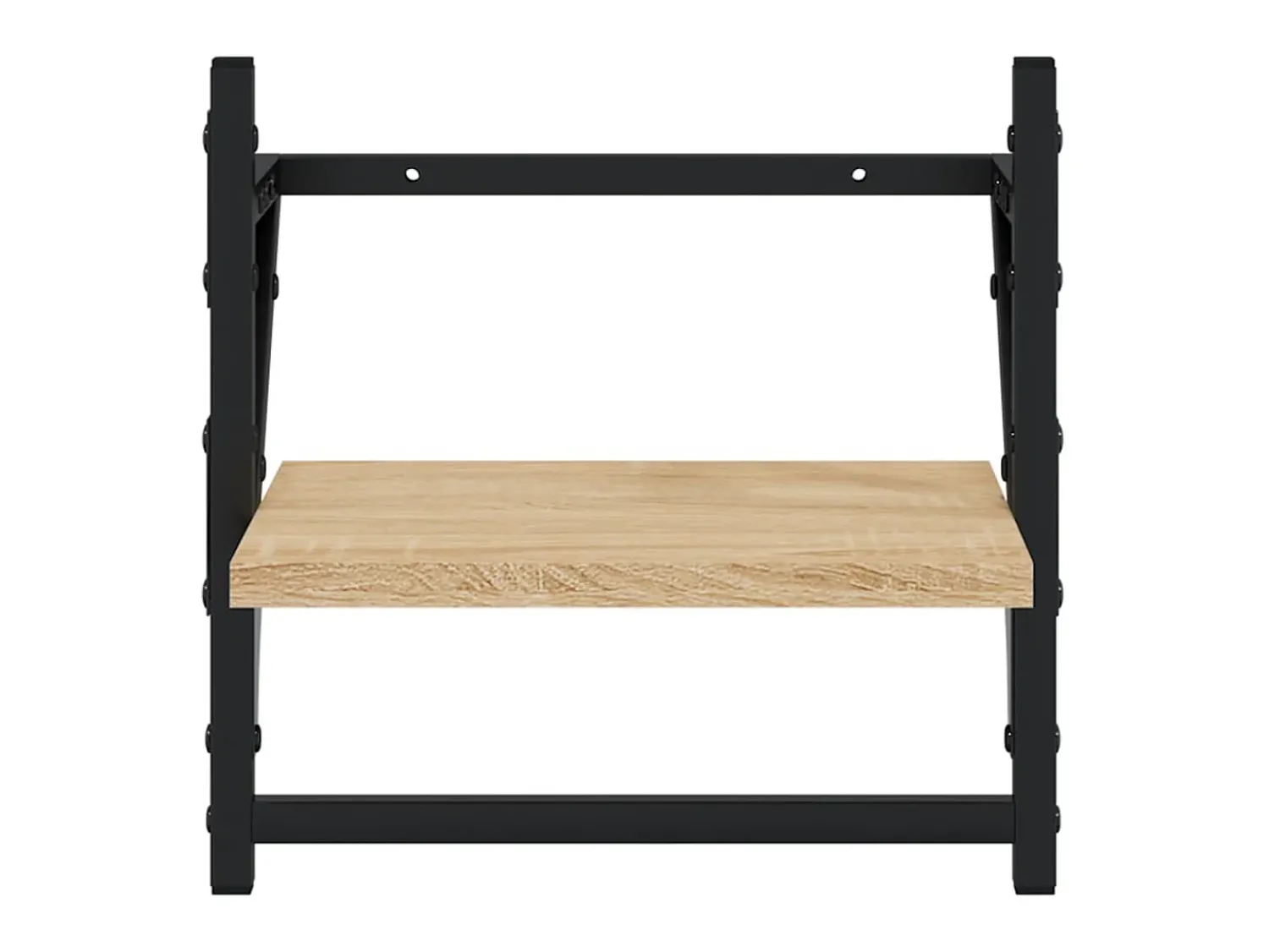 Online Prateleiras de parede c/ barras 2pcs 30x25x30cm carvalho sonoma PT555633 Castanho
