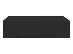 Prateleira| Prateleiras de parede com gavetas 2 pcs MDF 40x23,5x10 cm PT349680 Preto