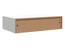 vidaxl Prateleiras de parede com gavetas 2pcs MDF 40x23,5x10 cm^ Prateleira