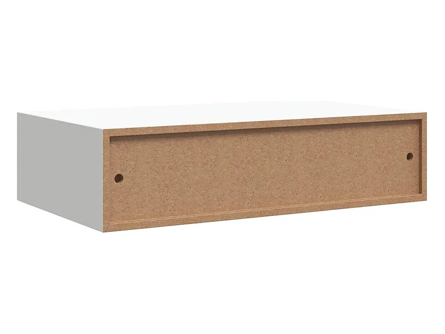 vidaxl Prateleiras de parede com gavetas 2pcs MDF 40x23,5x10 cm^ Prateleira