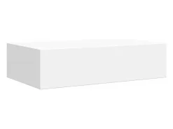 vidaxl Prateleiras de parede com gavetas 2pcs MDF 40x23,5x10 cm^ Prateleira