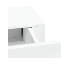 vidaxl Prateleiras de parede com gavetas 2pcs MDF 40x23,5x10 cm^ Prateleira