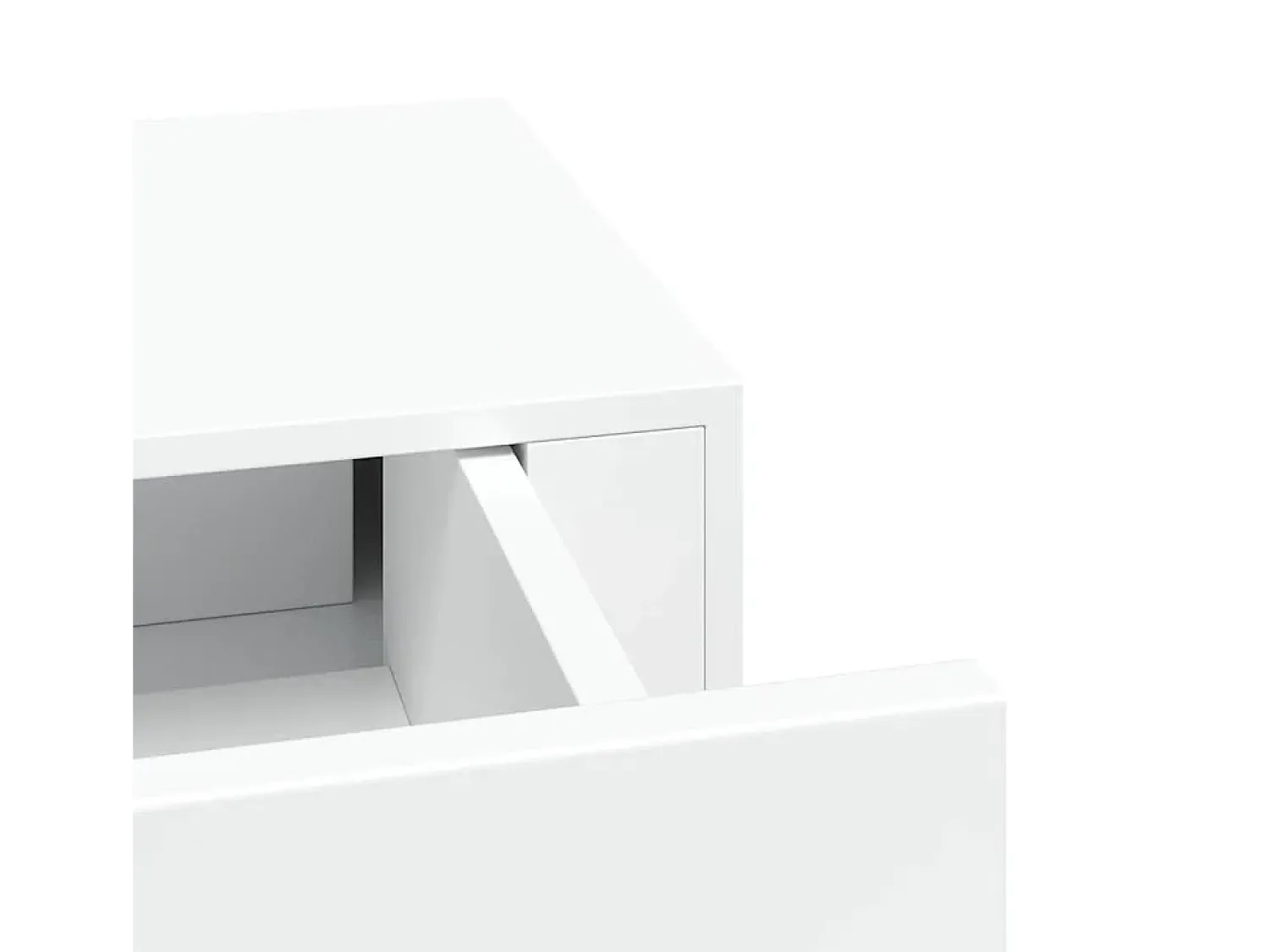 vidaxl Prateleiras de parede com gavetas 2pcs MDF 40x23,5x10 cm^ Prateleira