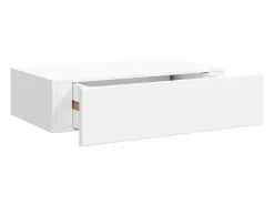 vidaxl Prateleiras de parede com gavetas 2pcs MDF 40x23,5x10 cm^ Prateleira