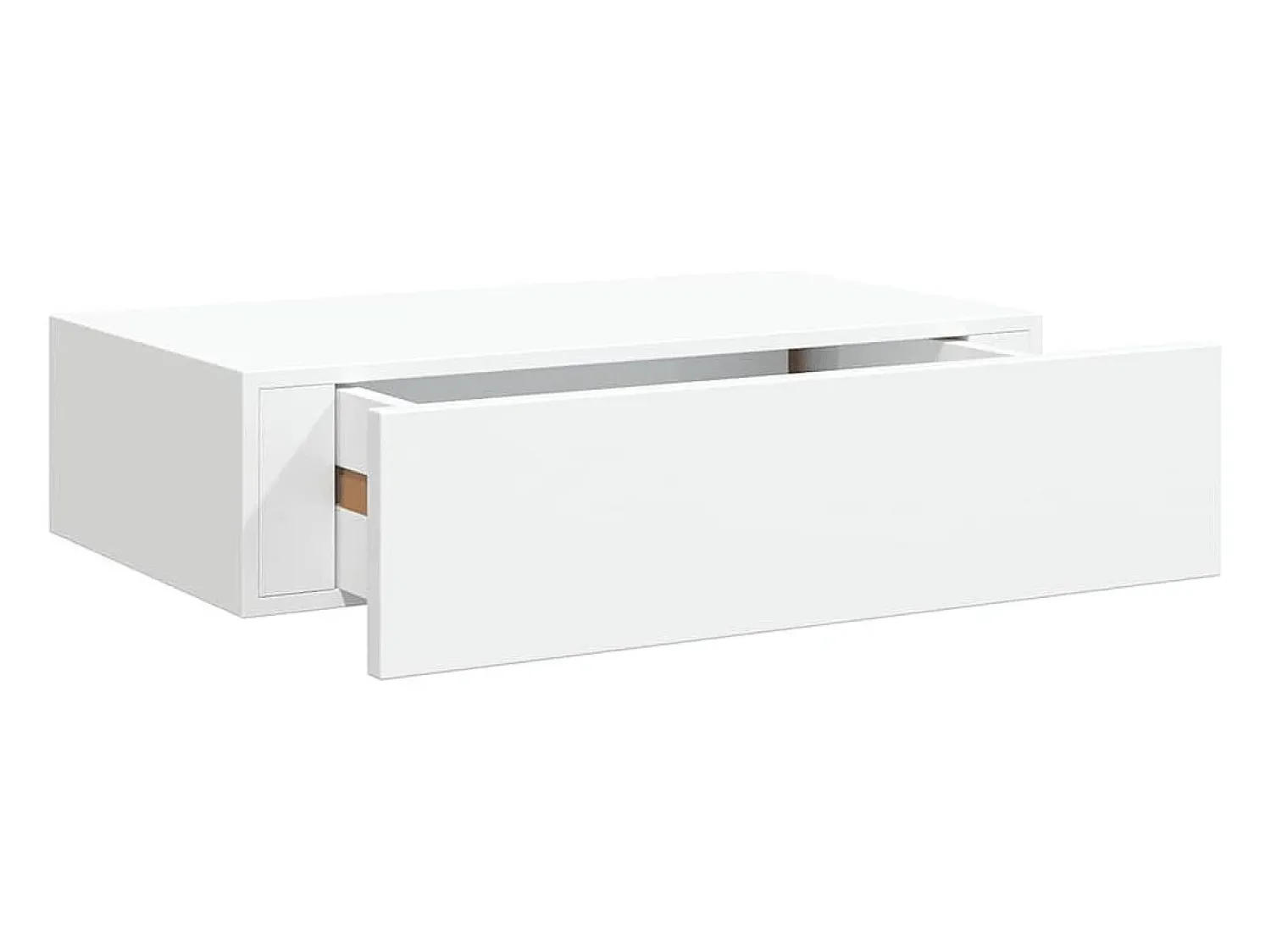 vidaxl Prateleiras de parede com gavetas 2pcs MDF 40x23,5x10 cm^ Prateleira
