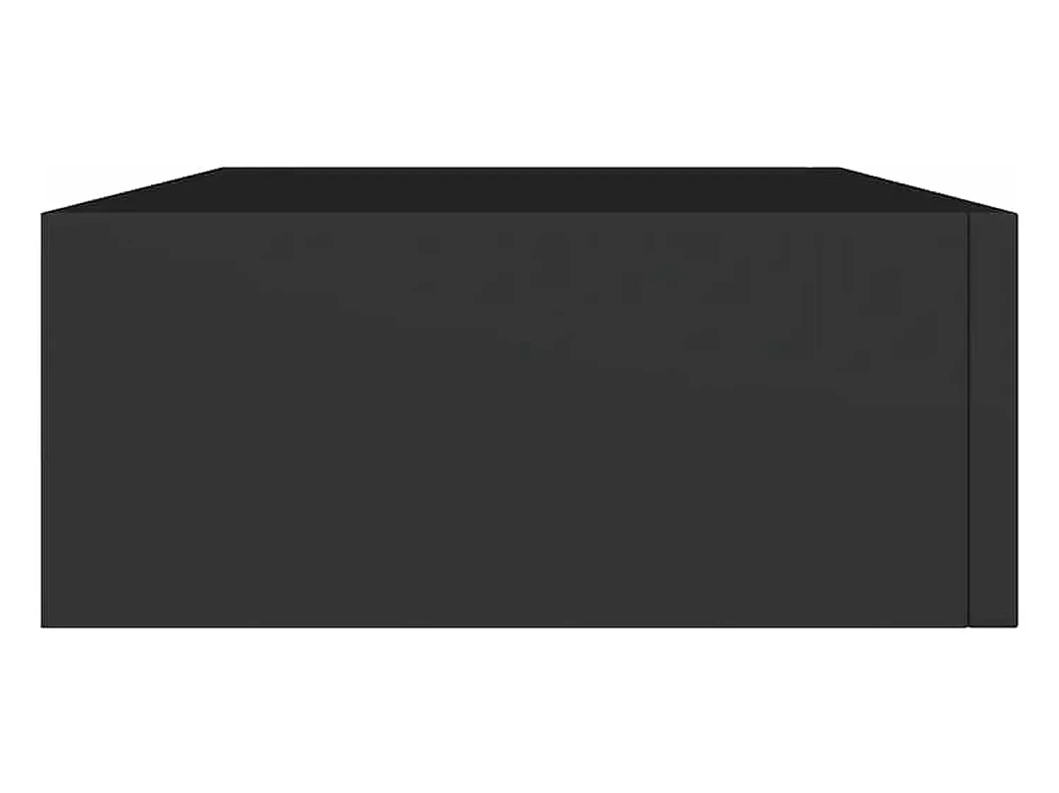 Online vidaxl Prateleiras de parede com gavetas 2 pcs MDF 40x23,5x10 cm Preto