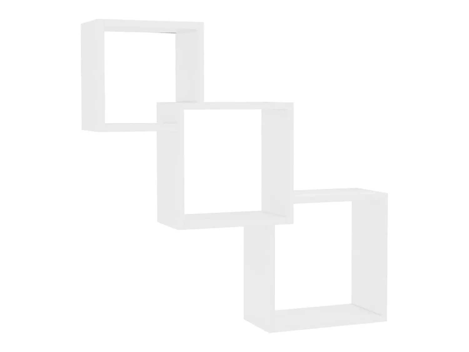 Prateleiras de parede cubos 68x15x68 cm contraplacado PT785907^ Prateleira