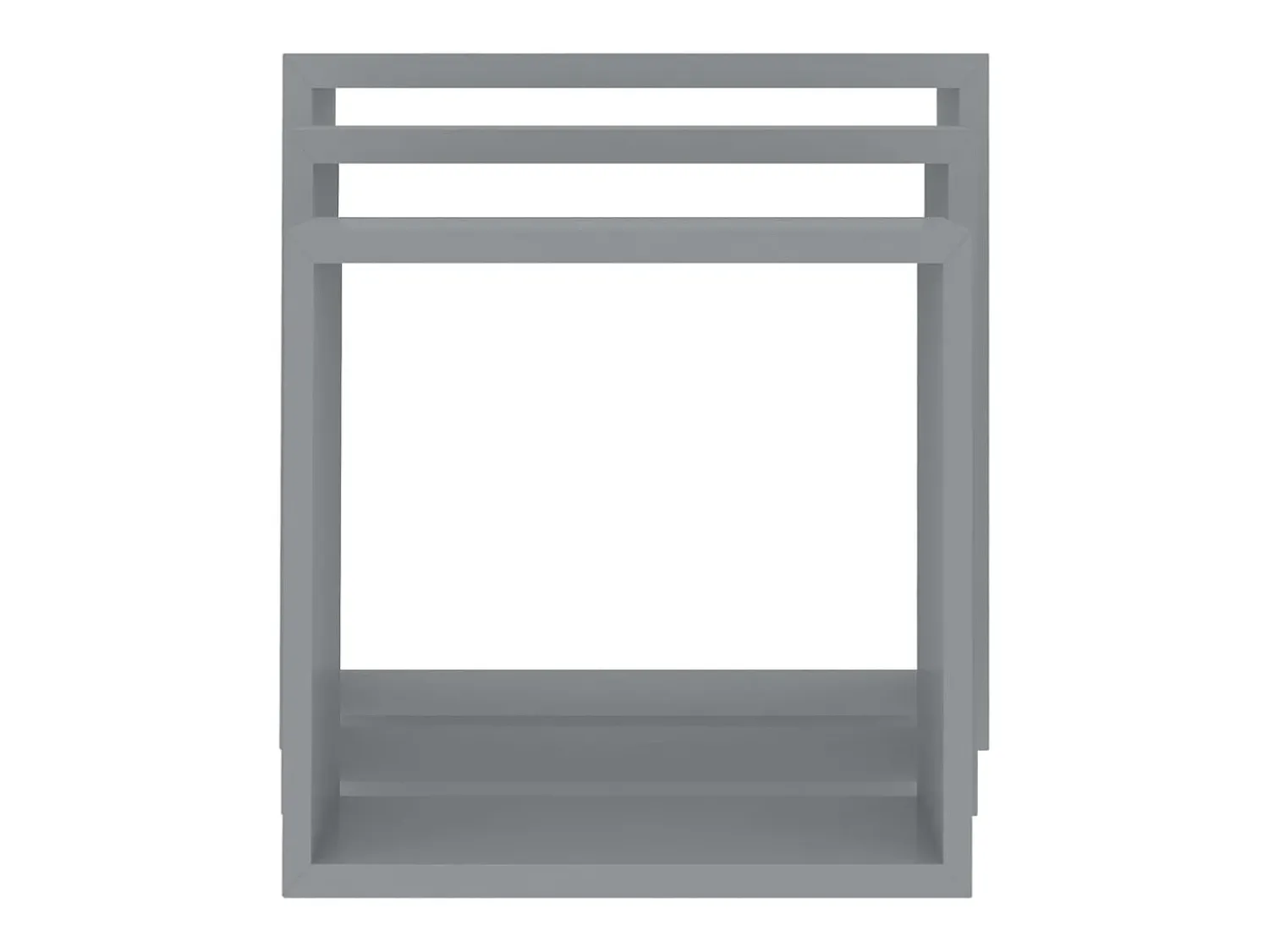 Discount Prateleiras de parede em forma de cubo 3 pcs MDF PT693403 Cinzento