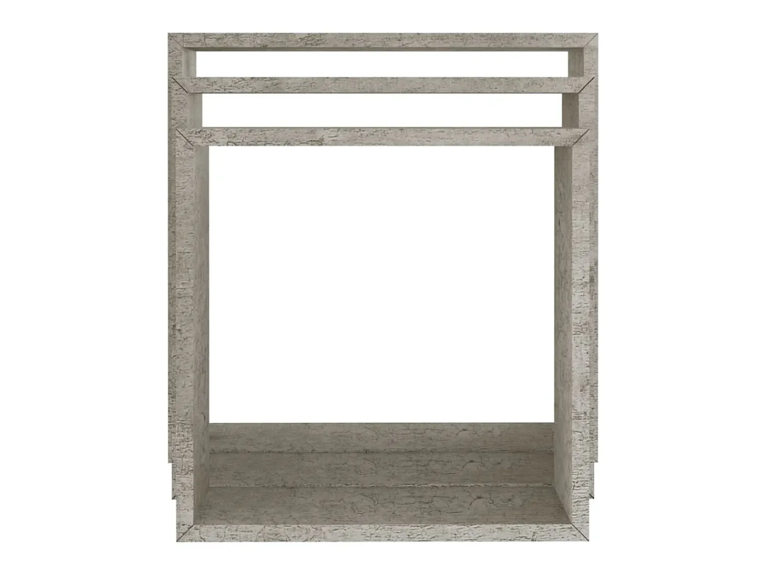 Prateleira* Prateleiras de parede em forma de cubo 3 pcs cimento PT386891 Cinzento