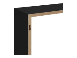 Prateleira|vidaxl Prateleiras de parede em forma de cubo 3 pcs MDF Preto