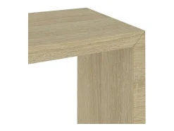 Outlet vidaxl Prateleiras de parede forma de cubo 3pcs cm cor carvalho sonoma Castanho