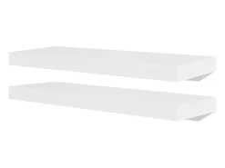 Prateleira* Prateleiras de parede para livros/DVD MDF PT560914 Branco