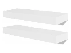 Prateleira* Prateleiras de parede para livros/DVD MDF PT253015 Branco