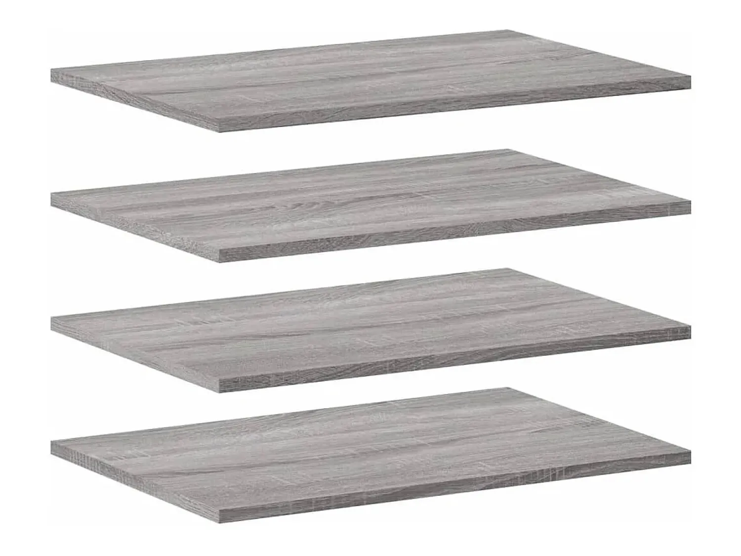 Sale Prateleiras de parede 4pcs derivados de madeira sonoma PT690835 Cinzento