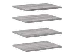 Sale Prateleiras de parede 4pcs derivados de madeira sonoma PT891993 Cinzento