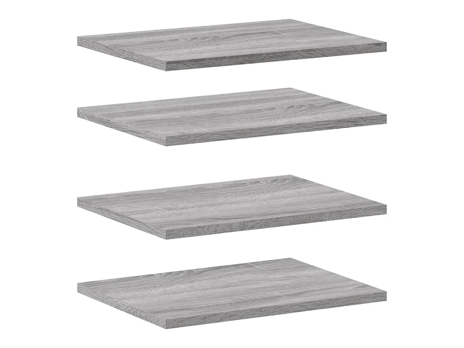 Sale Prateleiras de parede 4pcs derivados de madeira sonoma PT891993 Cinzento