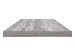 Prateleira| Prateleiras de parede 4pcs derivados de madeira sonoma PT838040 Cinzento