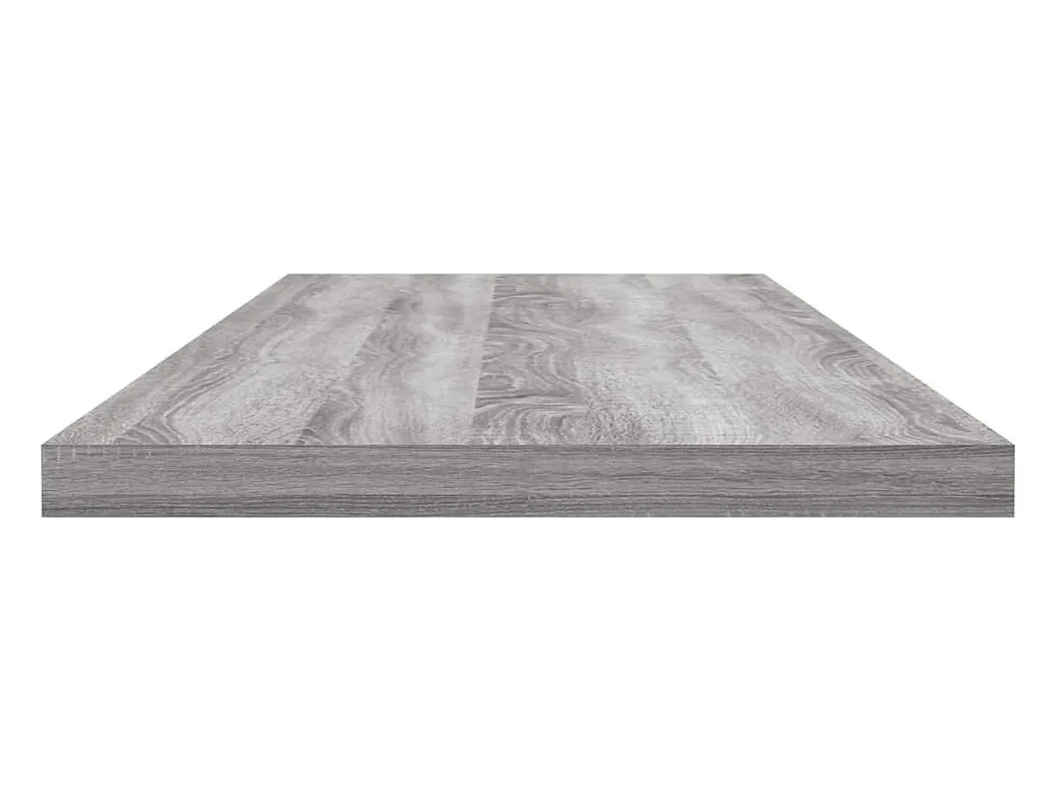 Prateleira| Prateleiras de parede 4pcs derivados de madeira sonoma PT838040 Cinzento