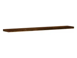 Prateleira| Prateleiras de parede 4pcs derivados de madeira carvalho fumado PT898554 Castanho
