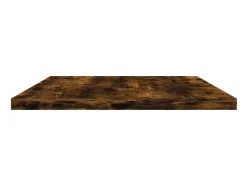 Prateleira* Prateleiras de parede 4pcs derivados de madeira carvalho fumado PT752045 Castanho