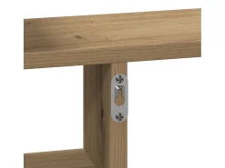 Prateleira|vidaxl Prateleiras de parede 2pcs derivados madeira carvalho artisiano Castanho