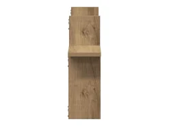 Prateleira|vidaxl Prateleiras de parede 2pcs derivados madeira carvalho artisiano Castanho