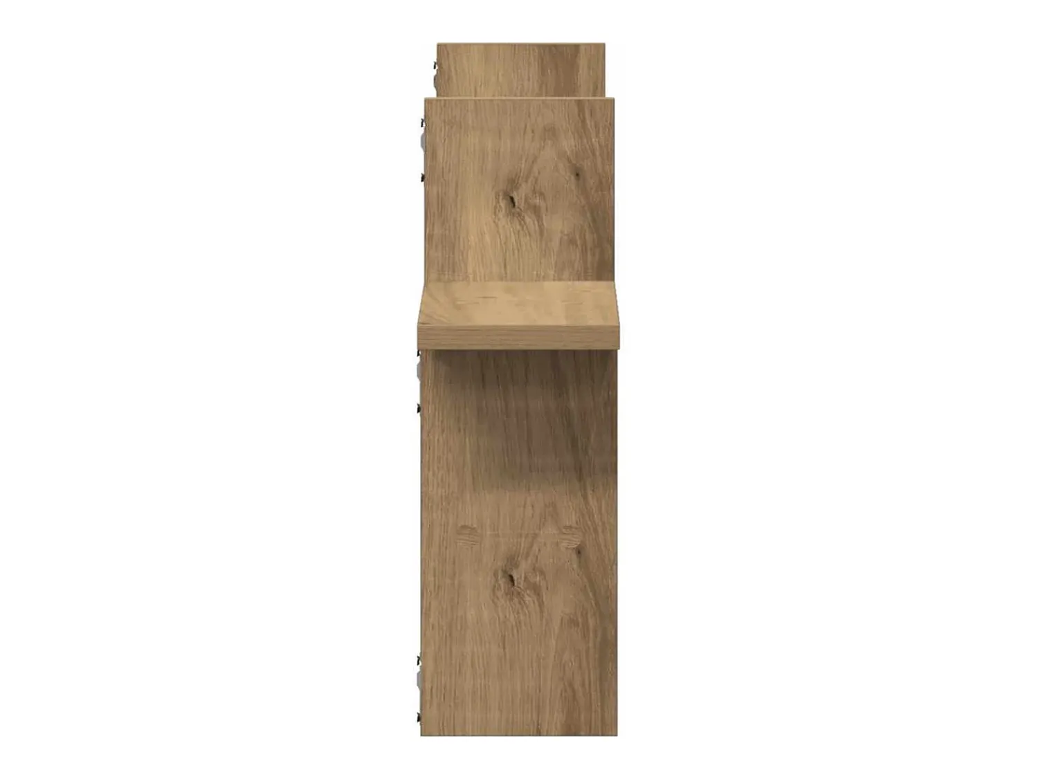 Prateleira|vidaxl Prateleiras de parede 2pcs derivados madeira carvalho artisiano Castanho