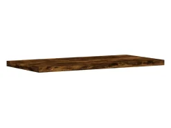 Best Prateleiras de parede 4pcs derivados de madeira carvalho fumado PT255905 Castanho