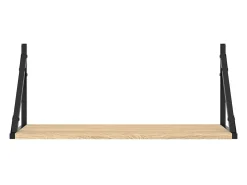 Prateleira| Prateleiras de parede 2pcs derivados de madeira carvalho sonoma PT417032 Castanho