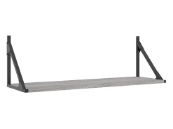 Discount Prateleiras de parede 2pcs derivados de madeira sonoma PT421896 Cinzento