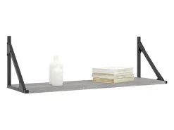 Discount Prateleiras de parede 2pcs derivados de madeira sonoma PT421896 Cinzento