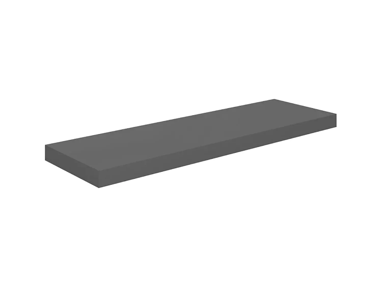 Sale Prateleiras de parede suspensas 4 pcs 80x23,5x3,8cm MDF cinza PT995640 Cinzento