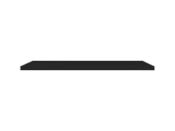 Prateleira* Prateleiras de parede suspensas 4 pcs 120x23,5x3,8cm MDF PT367984 Preto